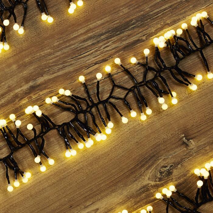 LEDGlobeLichterkette 380 LEDs warmweiß 300 cm