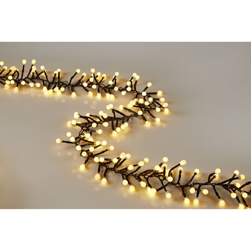 LED-Globe-Lichterkette 380 LEDs warmweiß 300 cm