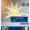 LED-Leuchtstern weiß 6 LEDs warmweiß 55 x 43 x 47 cm