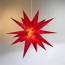 Verkleinertes Bild von LED-Leuchtstern rot 6 LEDs warmweiß 55 x 43 x 47 cm