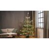 LED-Baummantel-Lichterkette 500 LEDs warmweiß 6 Stränge 150 cm