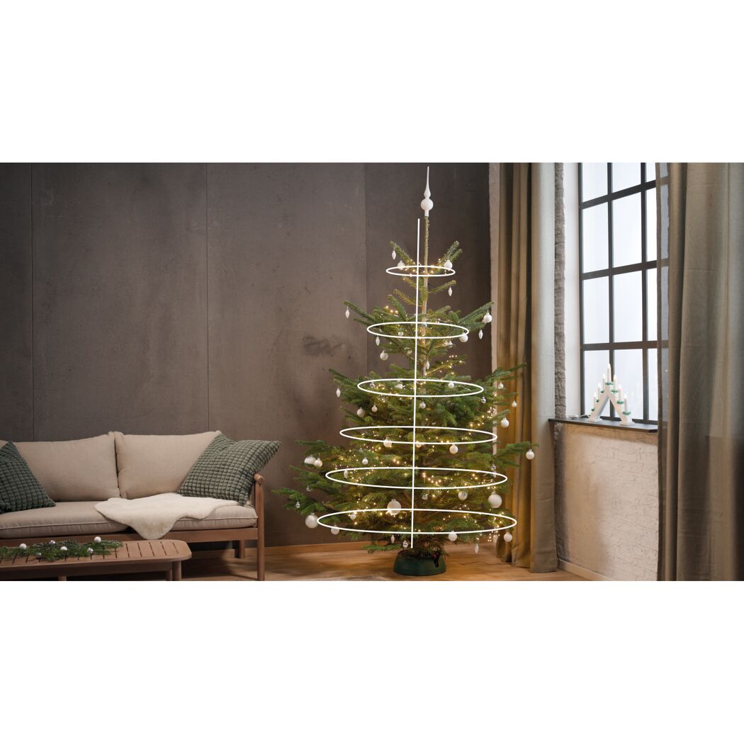 LED-Baummantel-Lichterkette 500 LEDs warmweiß 6 Stränge 150 cm