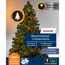 LED-Baummantel-Lichterkette 500 LEDs warmweiß 6 Stränge 150 cm