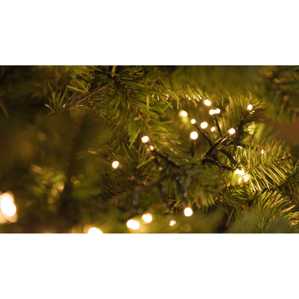 LED-Cluster-Lichterkette 360 LEDs warmweiß 450 cm
