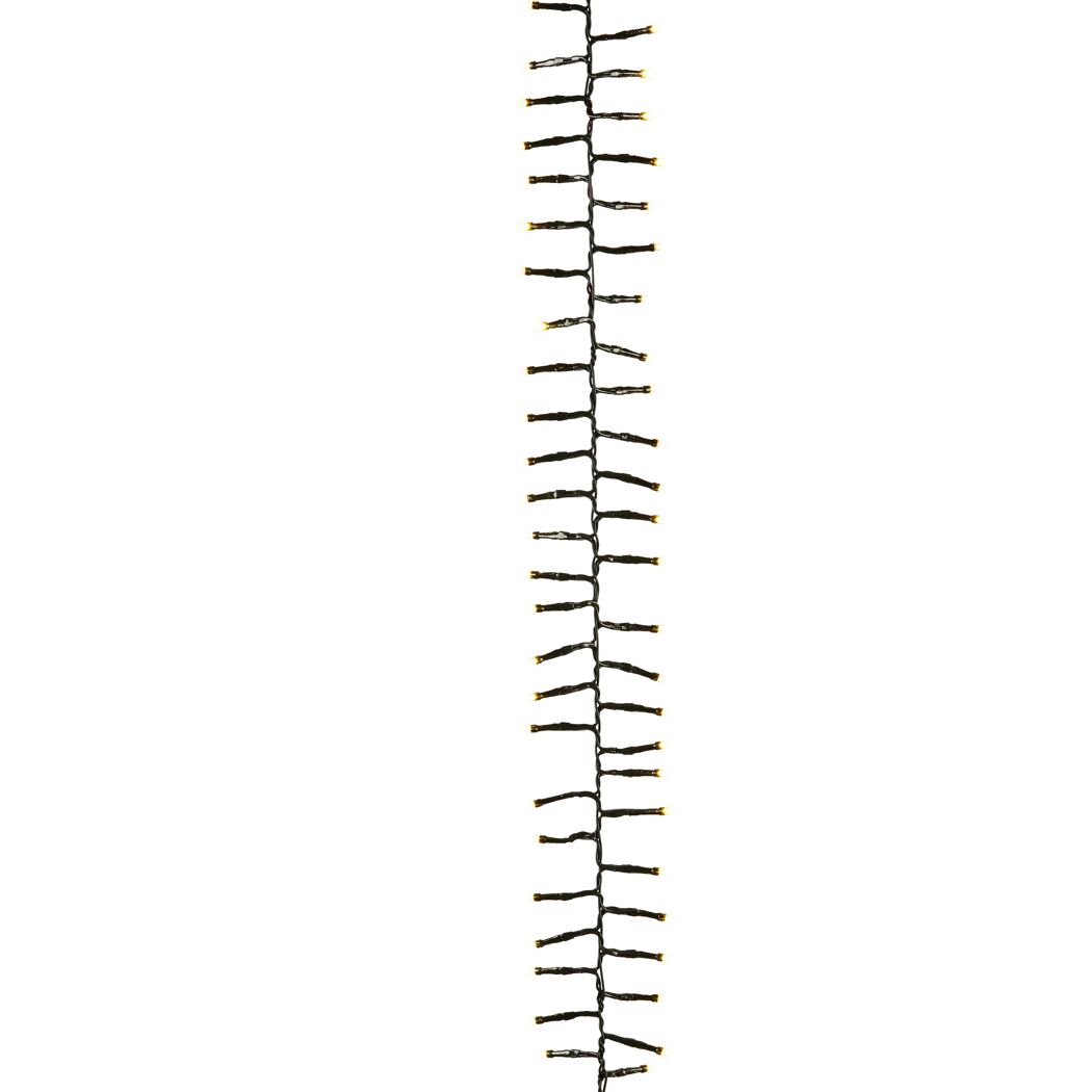 LED-Cluster-Lichterkette 760 LEDs warmweiß 850 cm