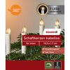 5er Set LED Schaftkerzen kabellos warmweiß für innen