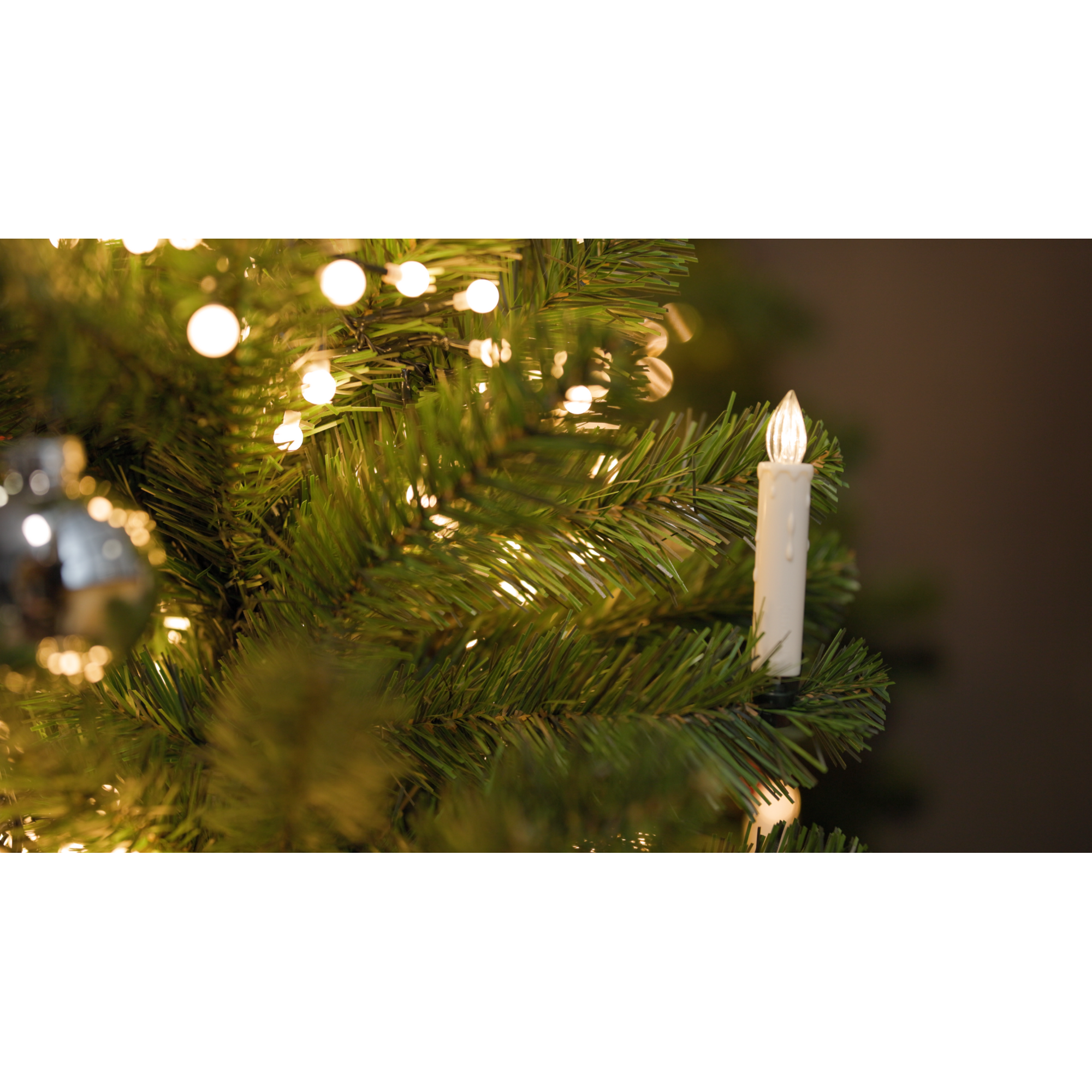 LED-Schaftkerzen 10 LEDs warmweiß Ø 1,7 x 10,5 cm 10 Stück