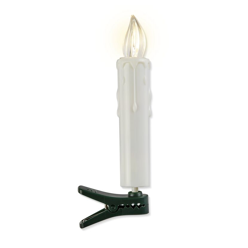 LED-Schaftkerzen 10 LEDs warmweiß Ø 1,7 x 10,5 cm 10 Stück