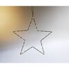 LED-Leuchtstern schwarz 40 LEDs warmweiß Ø 38 cm