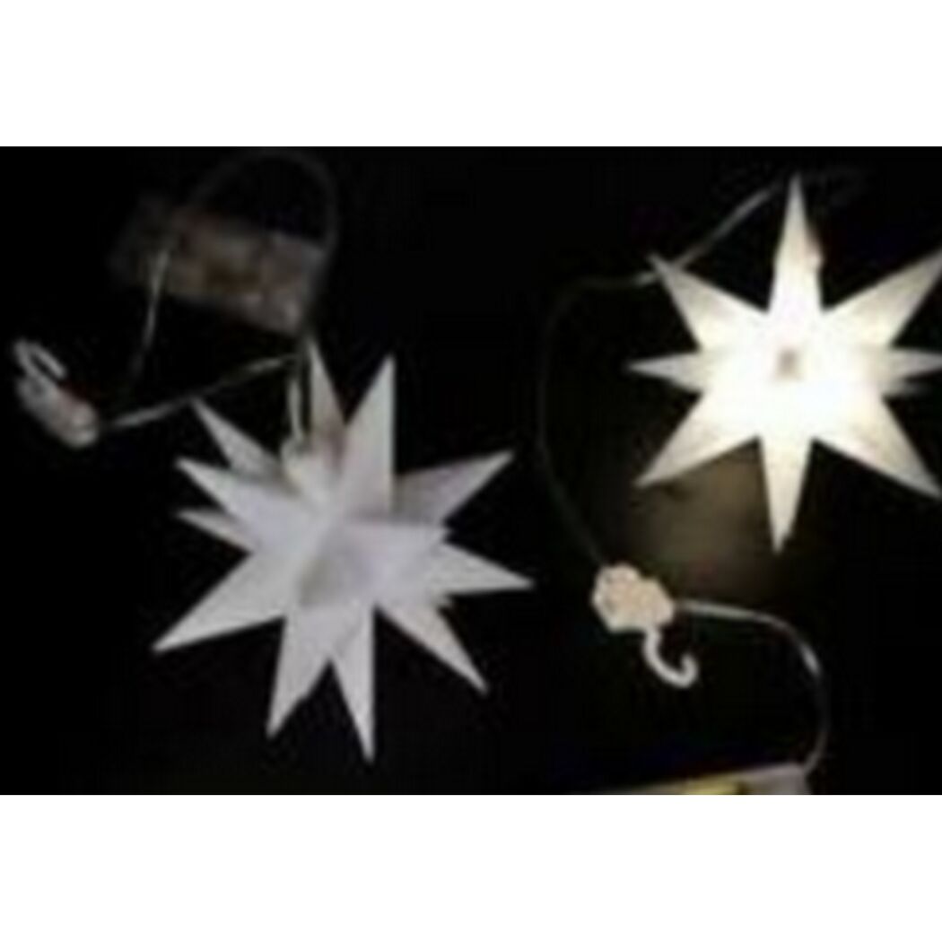 LED-Lichterkette 'Sterne' 10 LEDs warmweiß 450 cm
