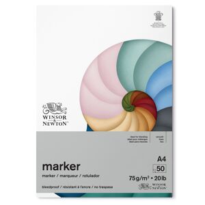 Markerblock A4 weiß 75 g/m², 50 Blatt