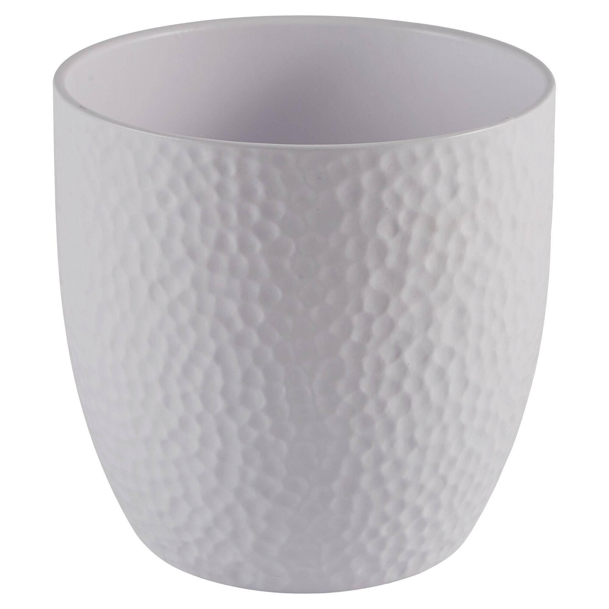 Weißer Übertopf Boston