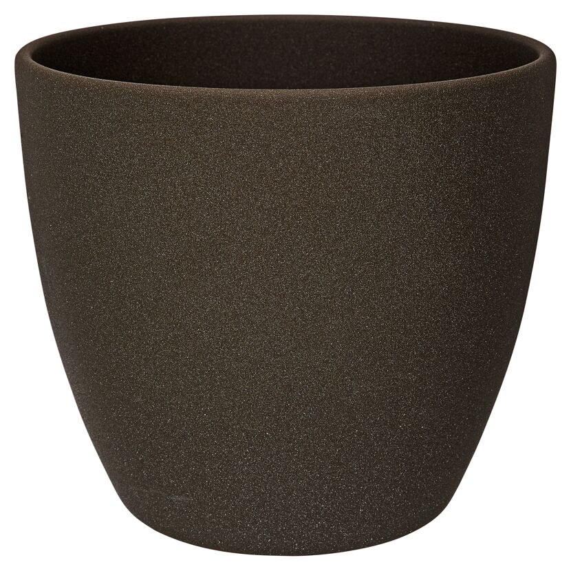Übertopf 'Madrid' dunkelgrau Ø 19 cm