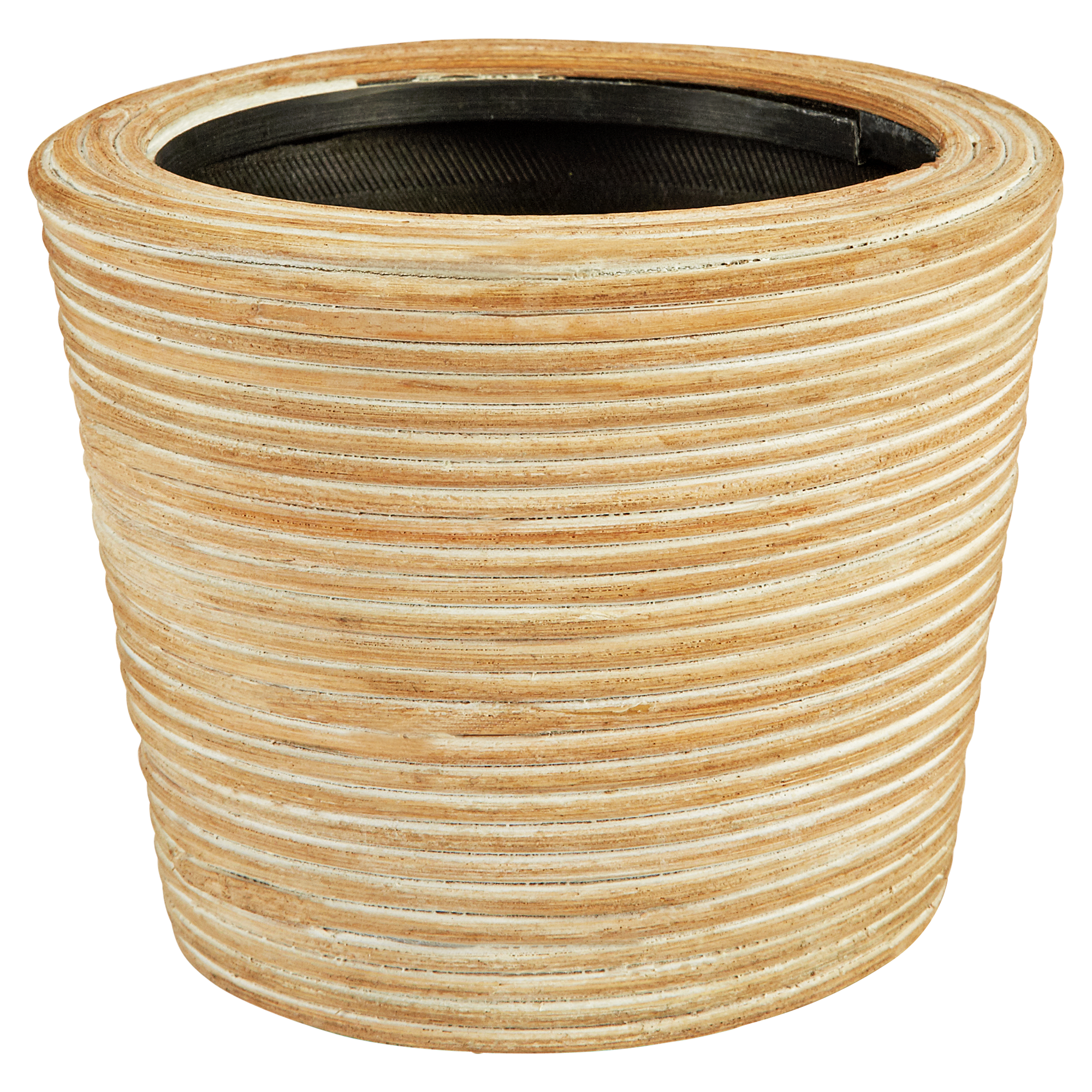 Rattantopf UliGa, 17 cm, hellbraun