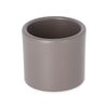 Übertopf Cari 7cm, Taupe