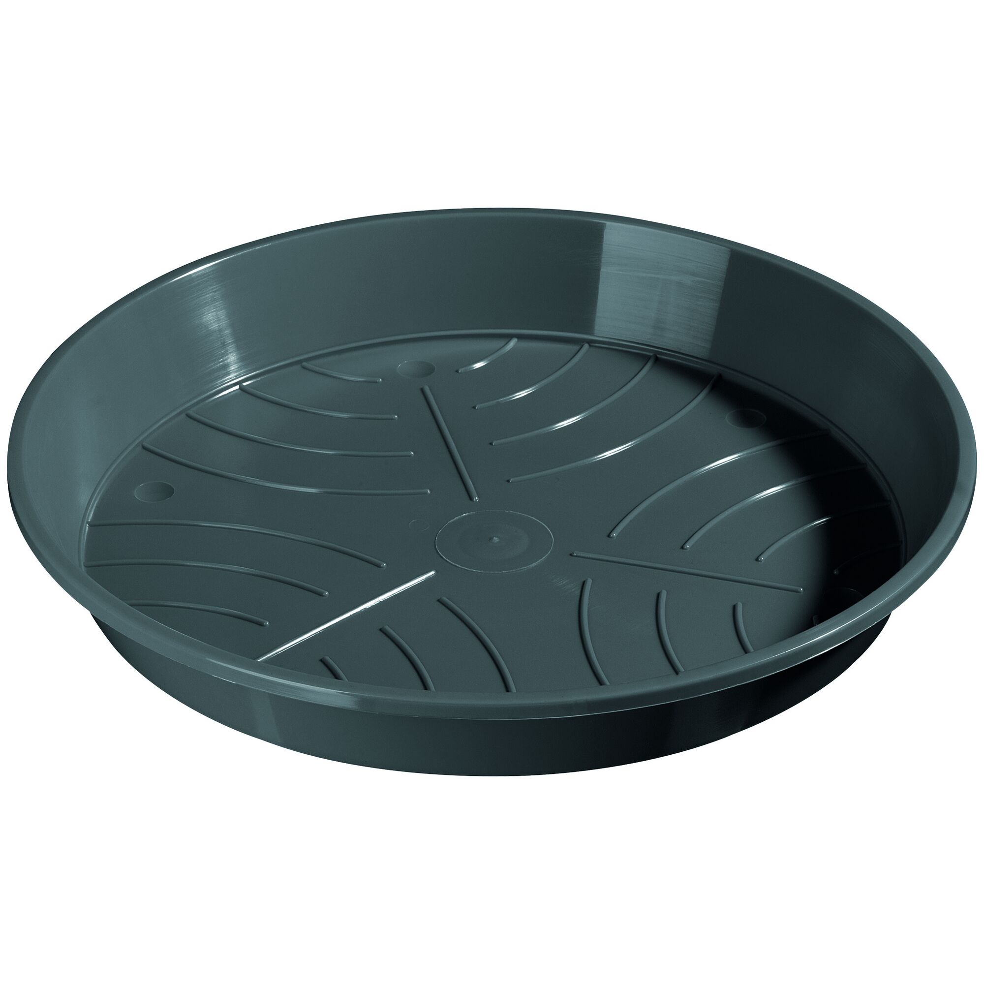 Anthrazitfarbener Untersetzer