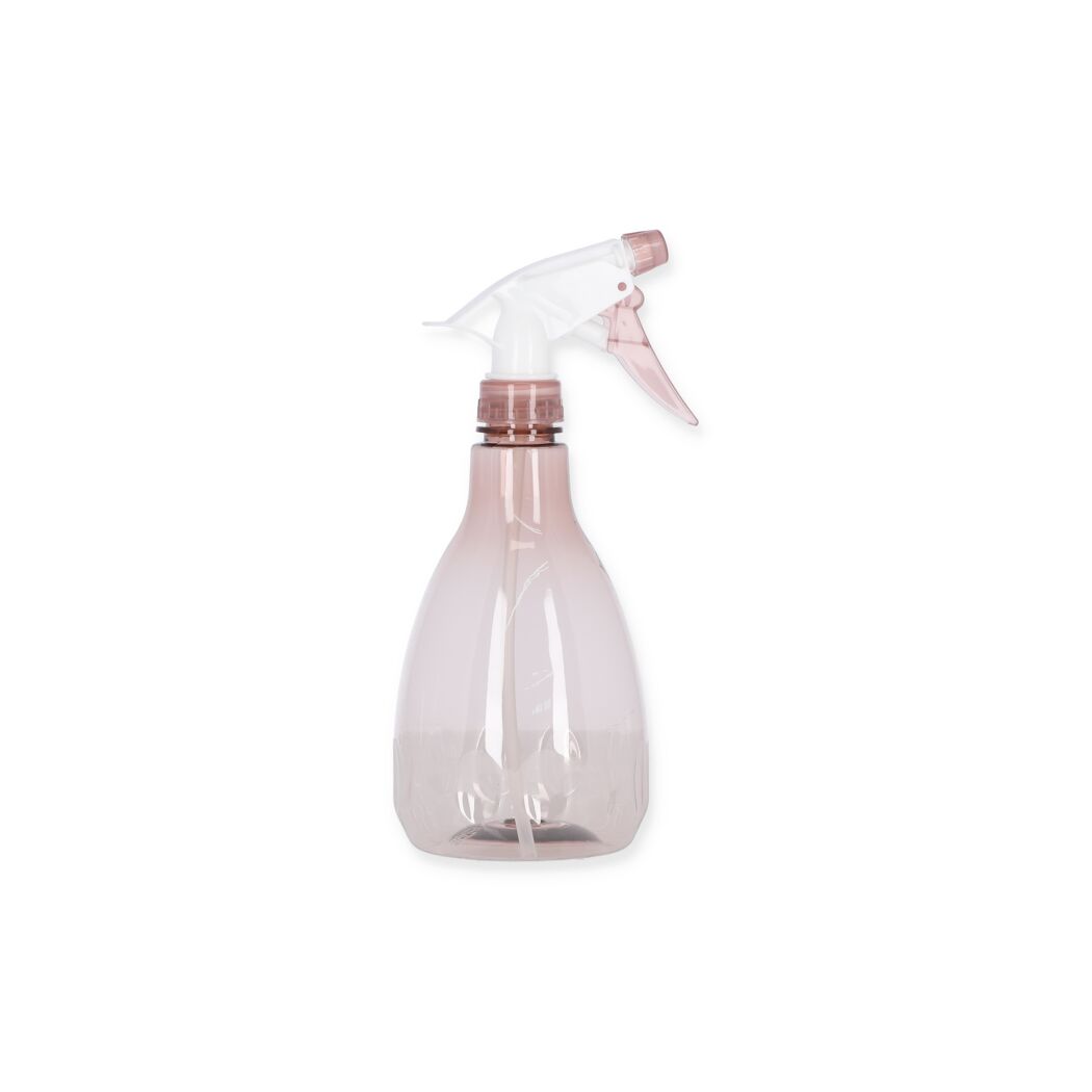 Braune Sprühflasche mit weißem Sprühkopf