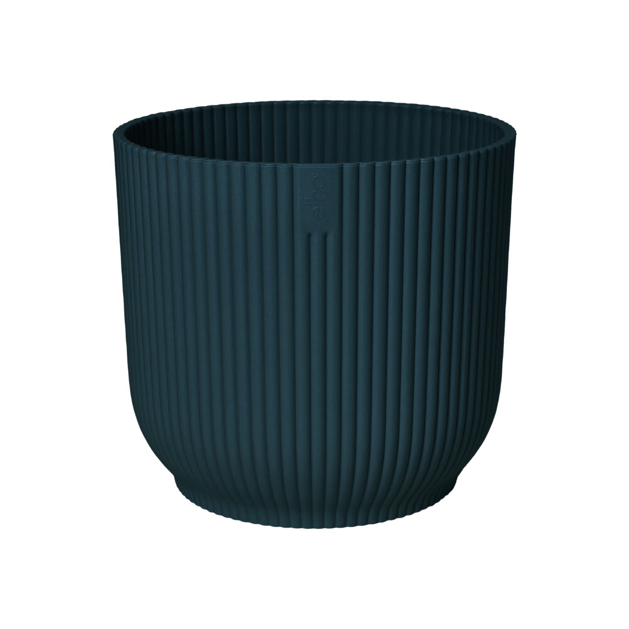 Übertopf 'vibes fold' rund Ø 16 cm tiefes blau