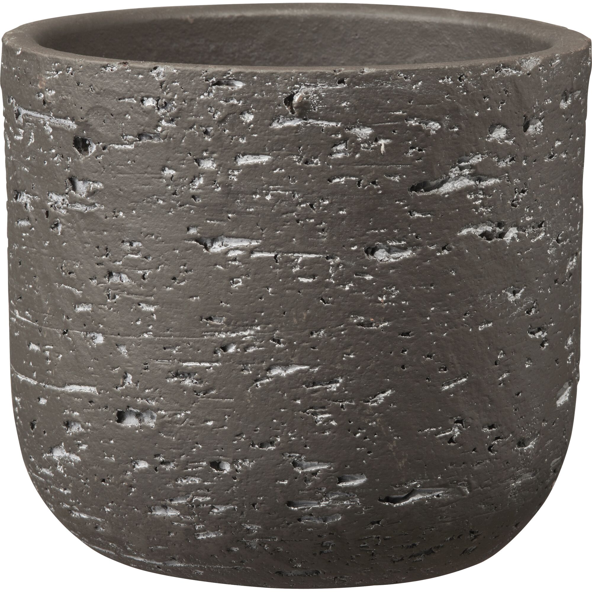 Brauner Übertopf Portland 13 cm