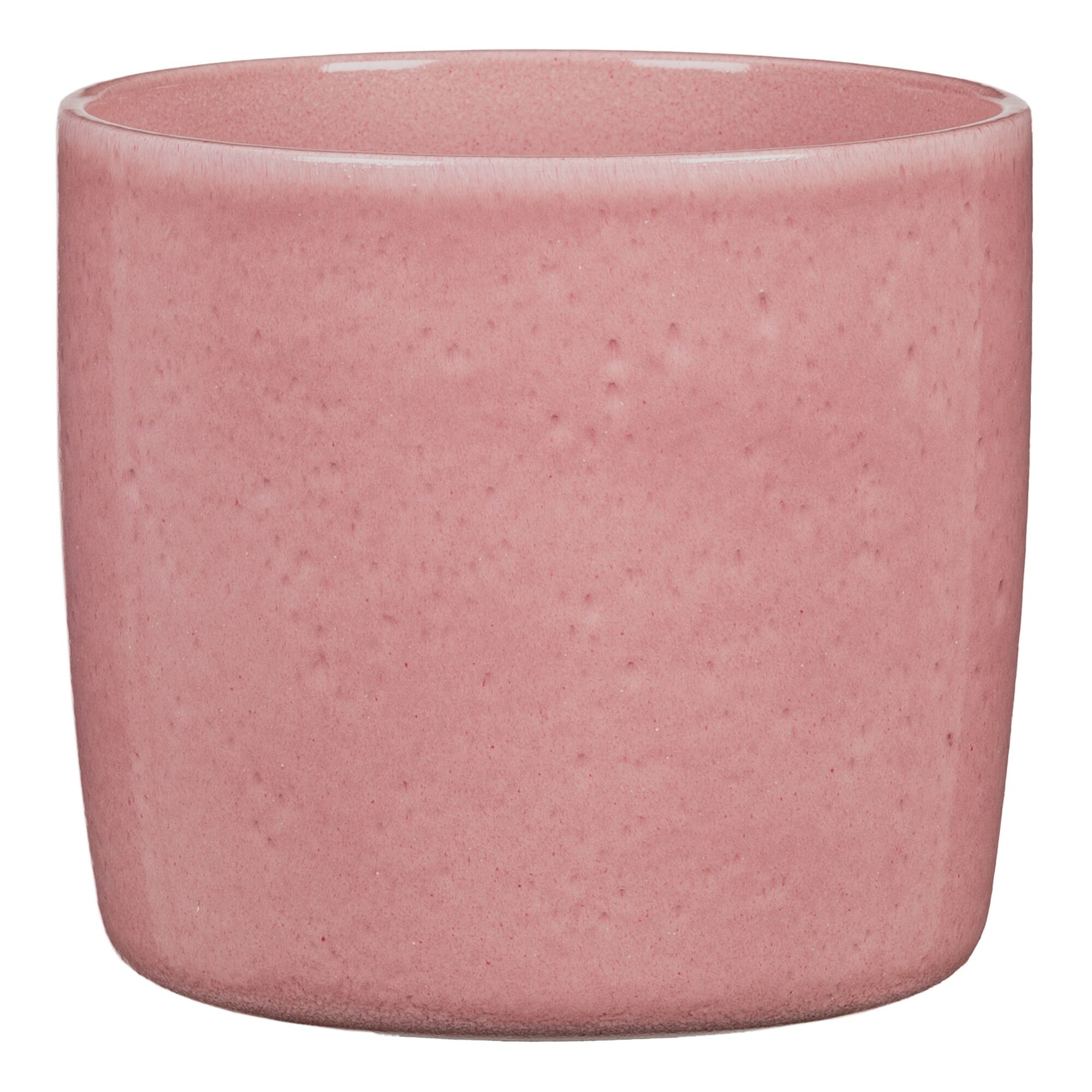 Rosafarbener Übertopf Rosea 13 cm