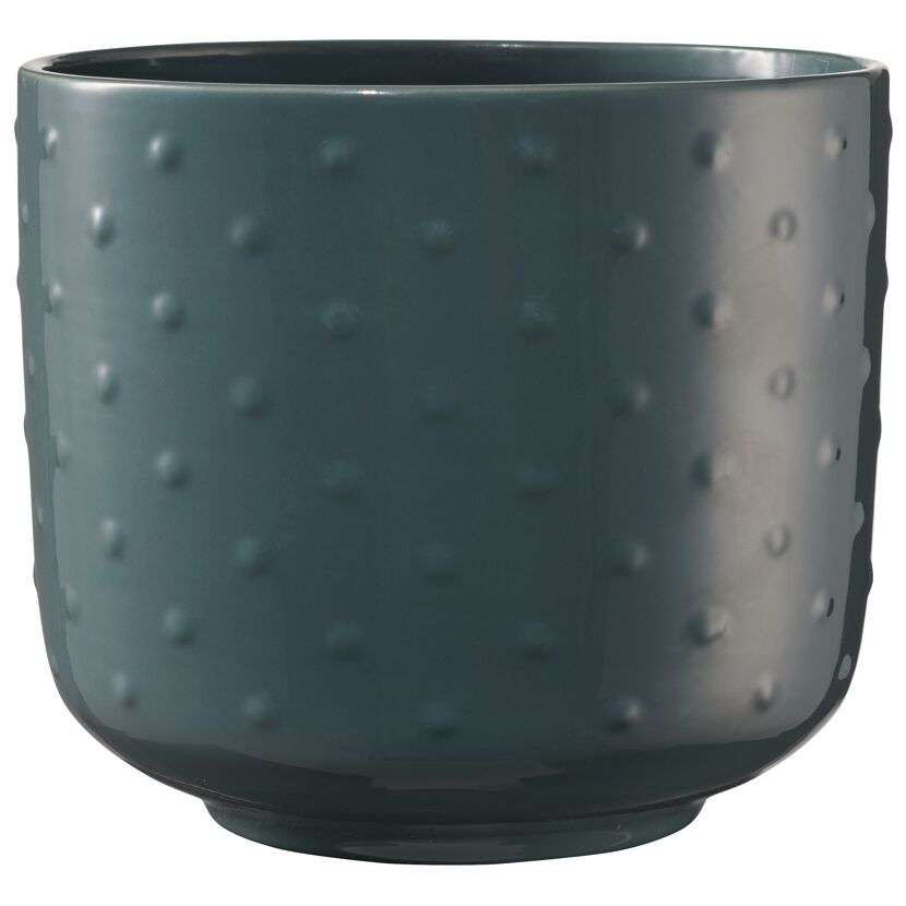 Übertopf Baku Pearl 18cm, grün-blau