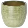 Grüner Übertopf Menta 22 cm