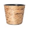 Hyazinthetopf aus geflochtenem Naturmaterial