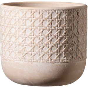 Übertopf 'Vienna' naturbeige Ø 15 x 14 cm