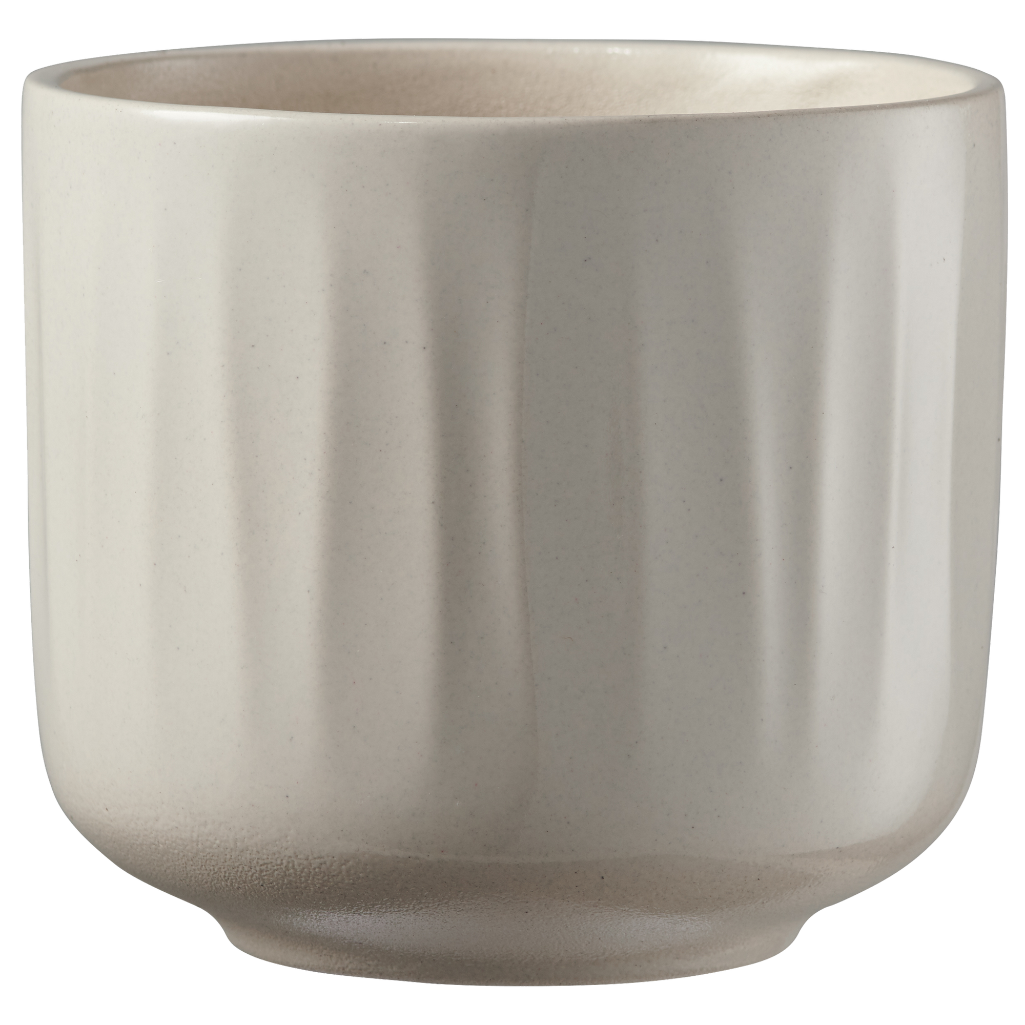 Übertopf 'Bagua' creme lasur Ø 19 x 17 cm