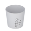Übertopf 'Catwalk' weiß 13 x 12 cm