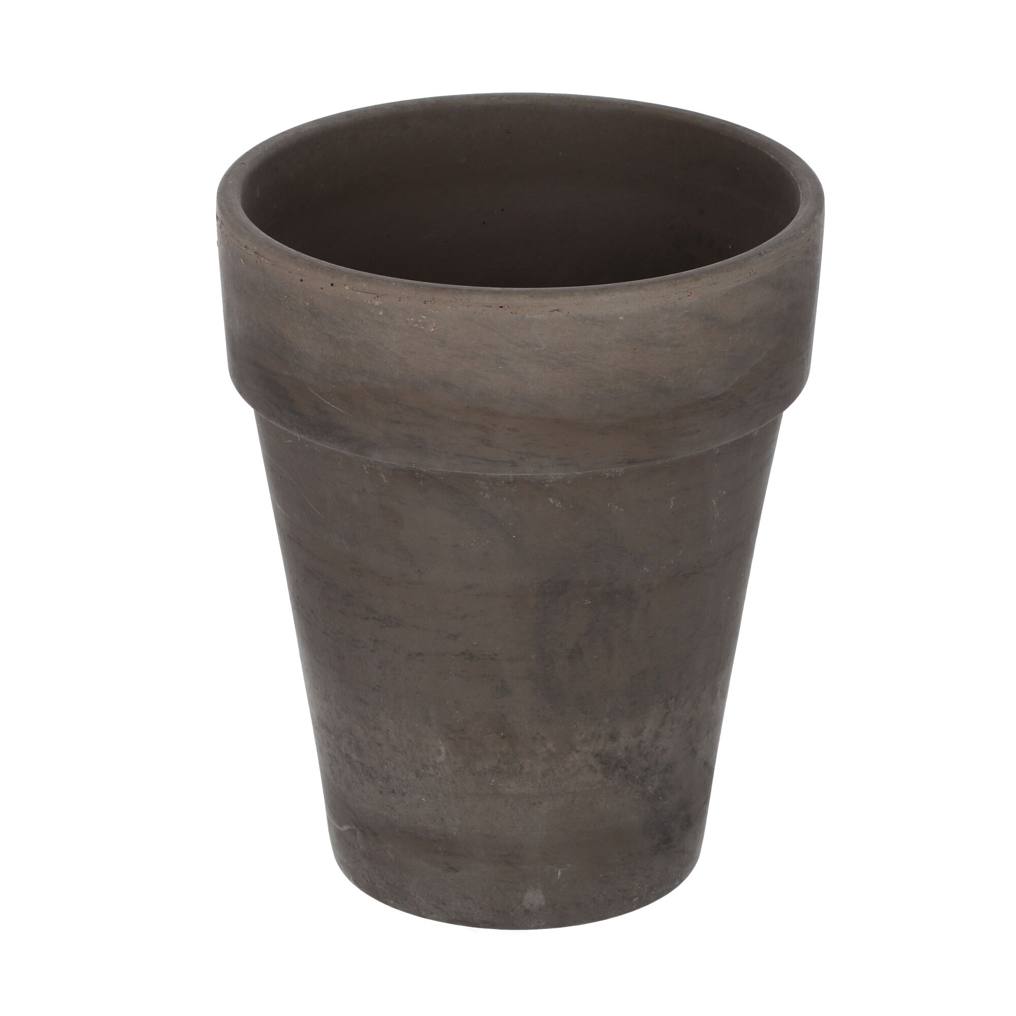 Basaltfarbener Pflanztopf XL