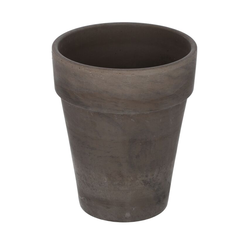 Basaltfarbener Pflanztopf XL