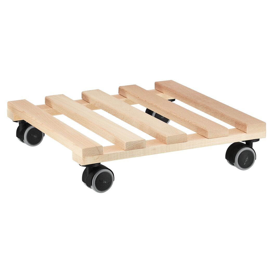 Holz-Pflanzenroller mit Rollen