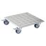 Pflanzenroller 'Alaska GH 7004' Alu-Riffelblech aluminiumfarben 28 x 28 cm