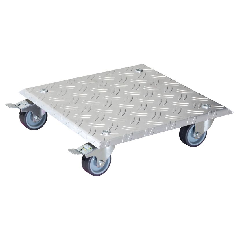 Pflanzenroller 'Alaska GH 7004' Alu-Riffelblech aluminiumfarben 28 x 28 cm