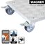 Pflanzenroller 'Alaska GH 7004' Alu-Riffelblech aluminiumfarben 28 x 28 cm