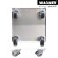 Pflanzenroller 'Alaska GH 7004' Alu-Riffelblech aluminiumfarben 28 x 28 cm