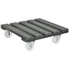 Pflanzenroller WPC anthrazit 38,5 x 38,5 cm