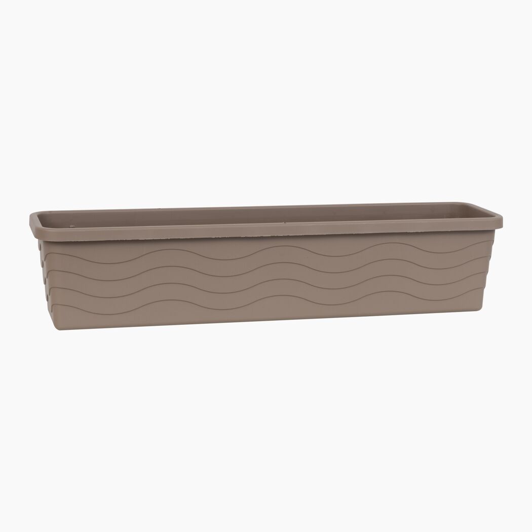 Bewässerungsblumenkasten 'Donau' taupe 75 cm