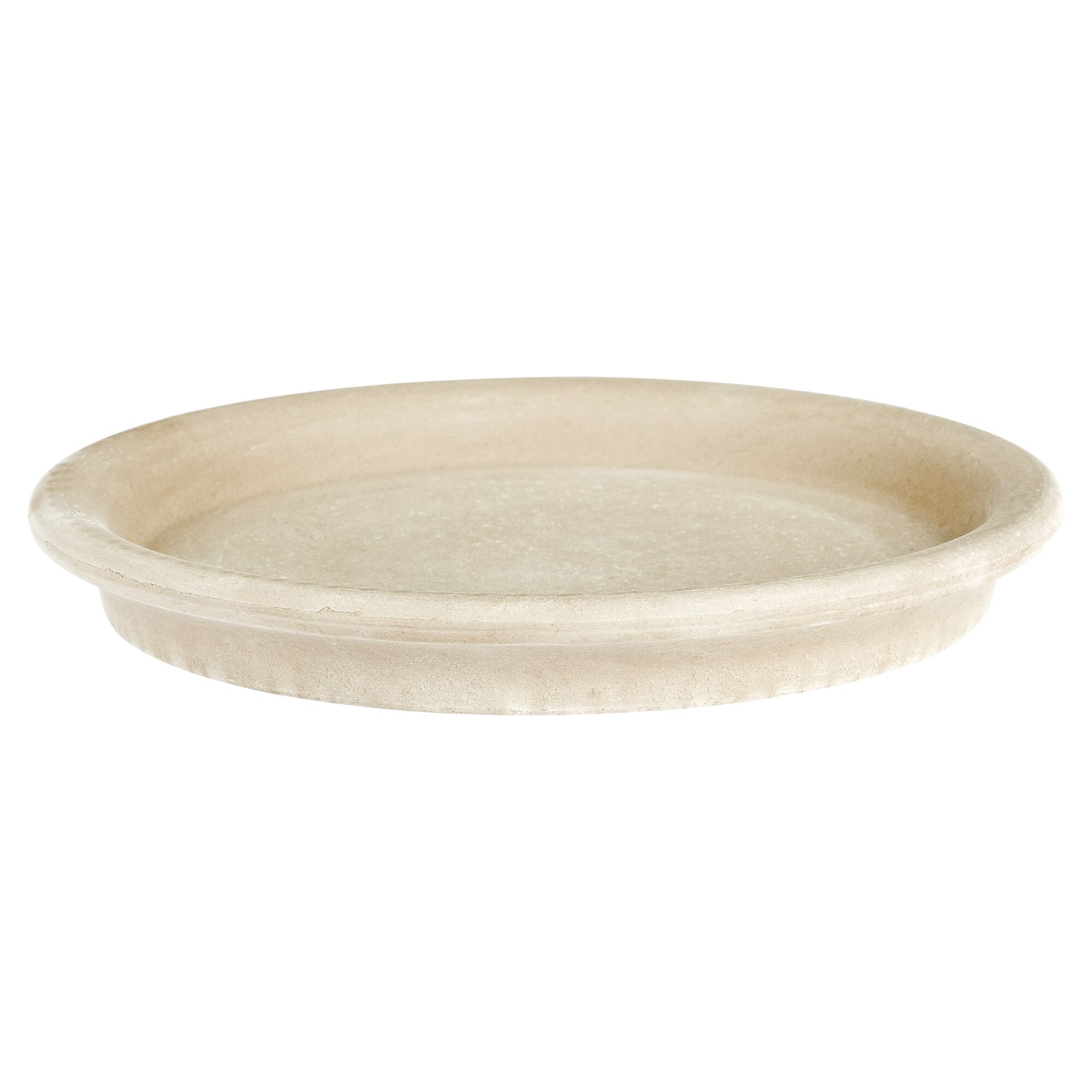 Runder Untersetzer hellbraun