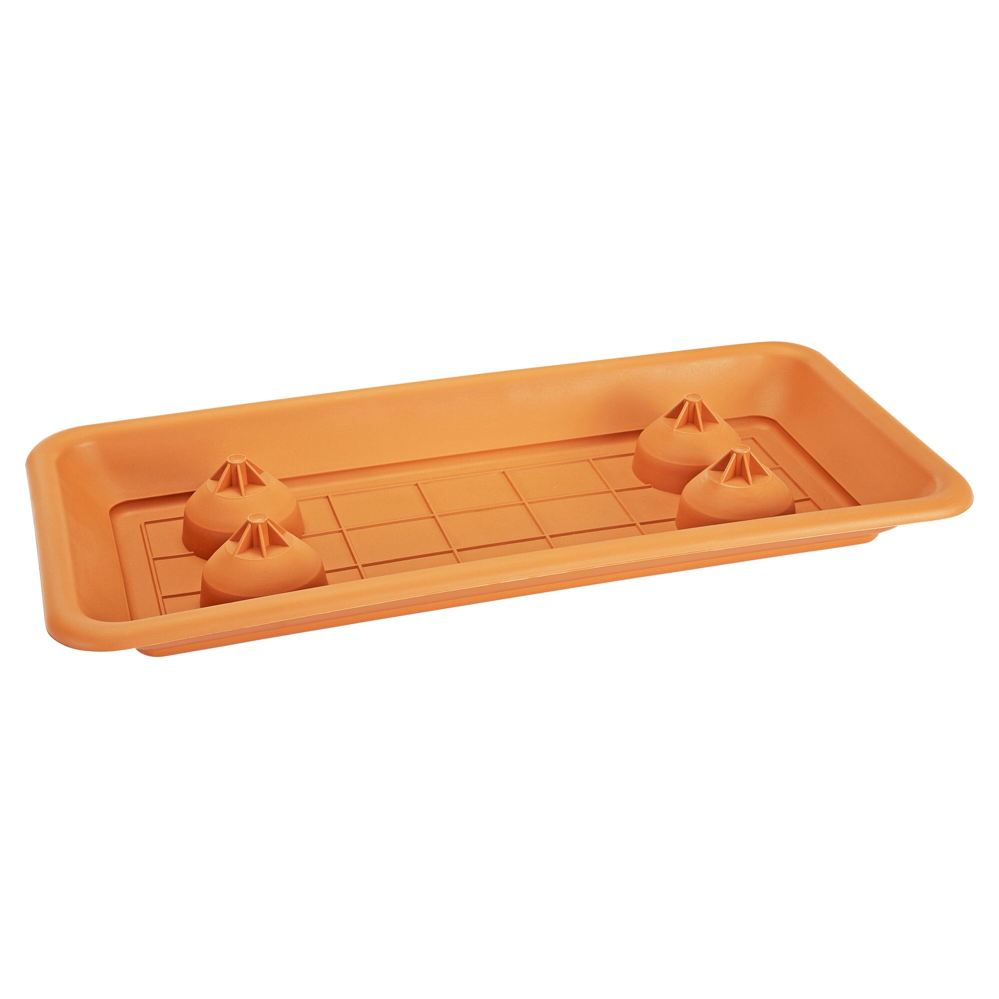Terracottafarbener Untersetzer