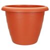 Terracottafarbener Blumentopf Lugano