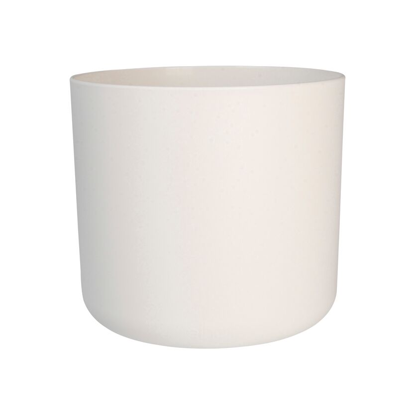 Weißer Übertopf B.For Soft 18cm
