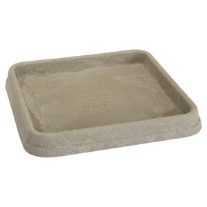 Untersetzer 'Bianca' taupe 36 x 36 cm