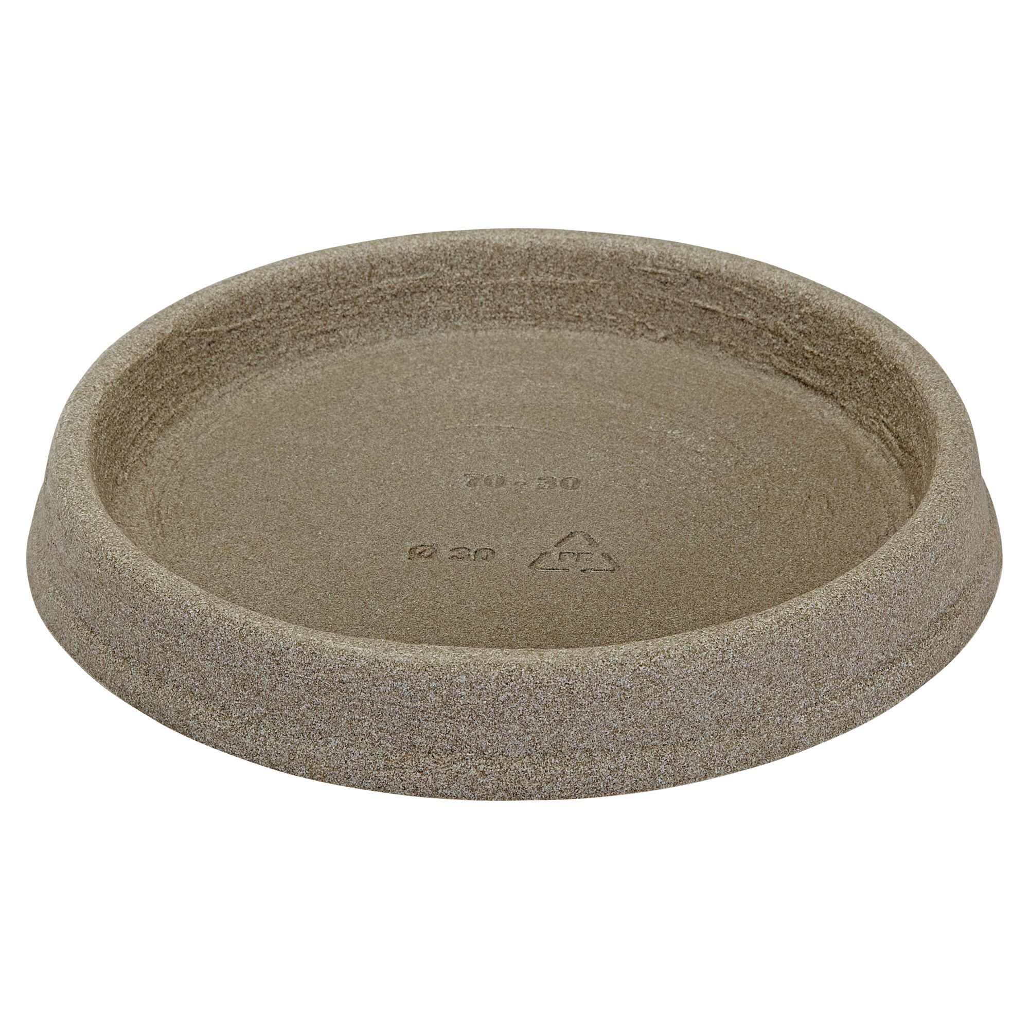 Runder Untersetzer Marcella, taupe