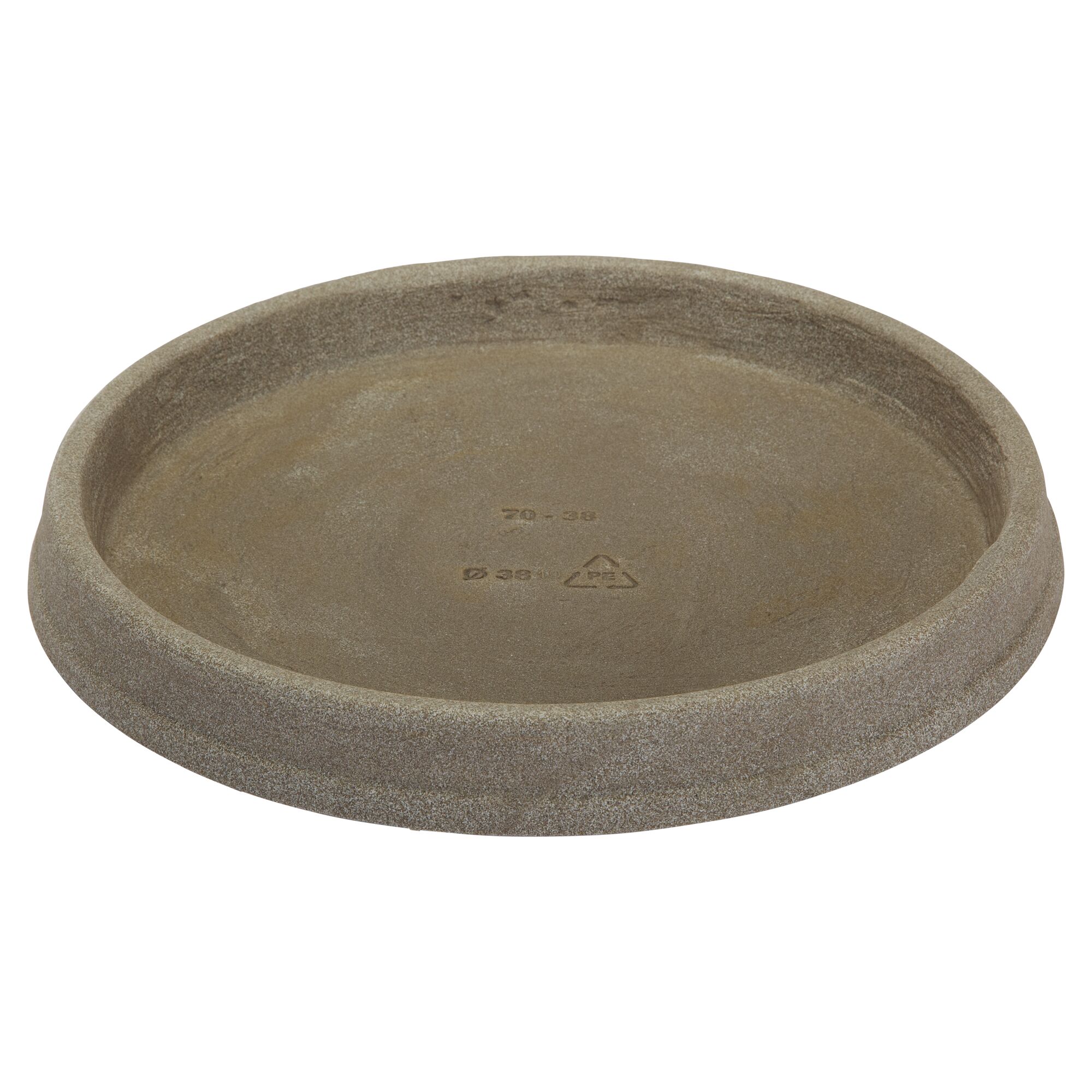 Untersetzer Marcella, 30 cm, taupe