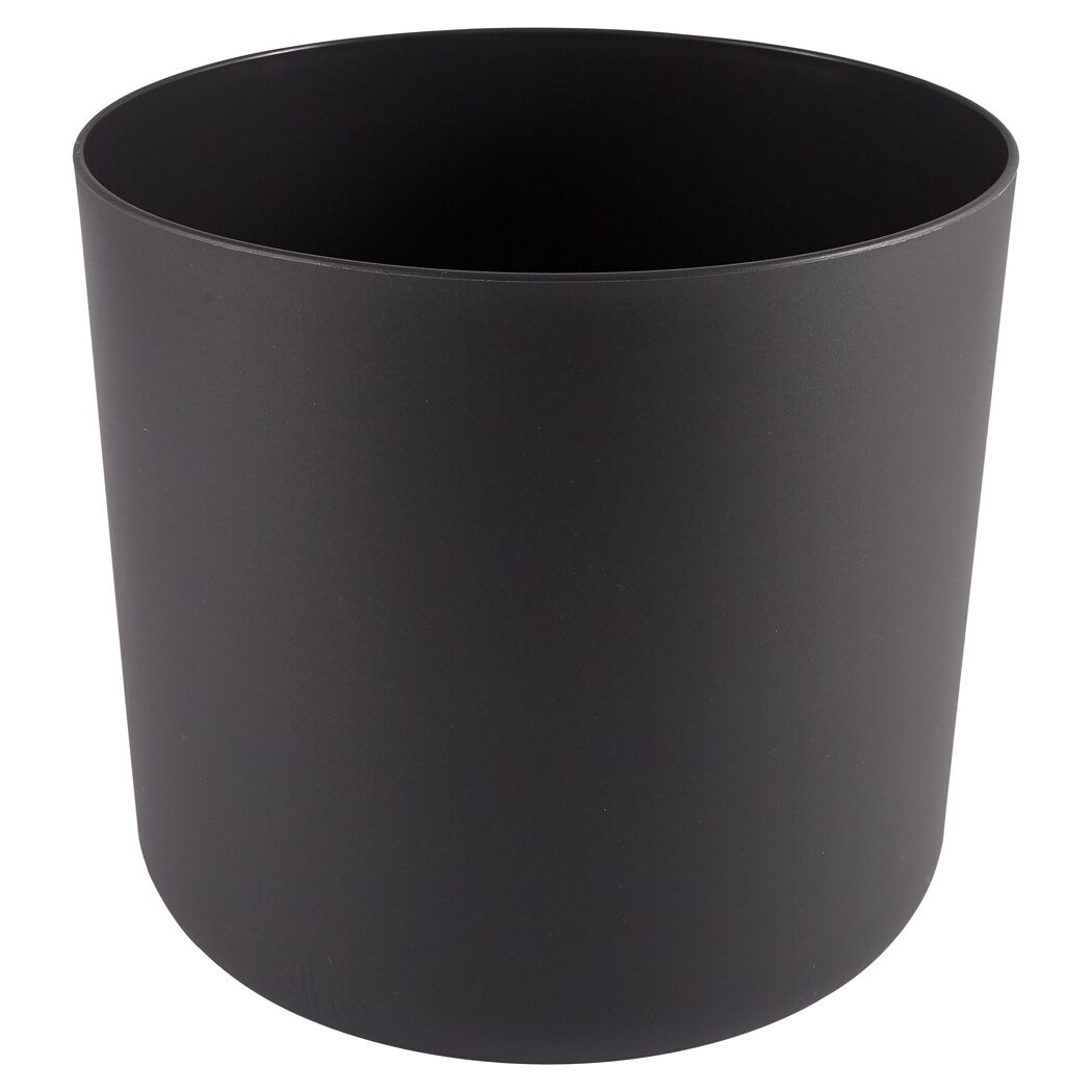 Anthrazitfarbener Übertopf B.For Soft 30 cm