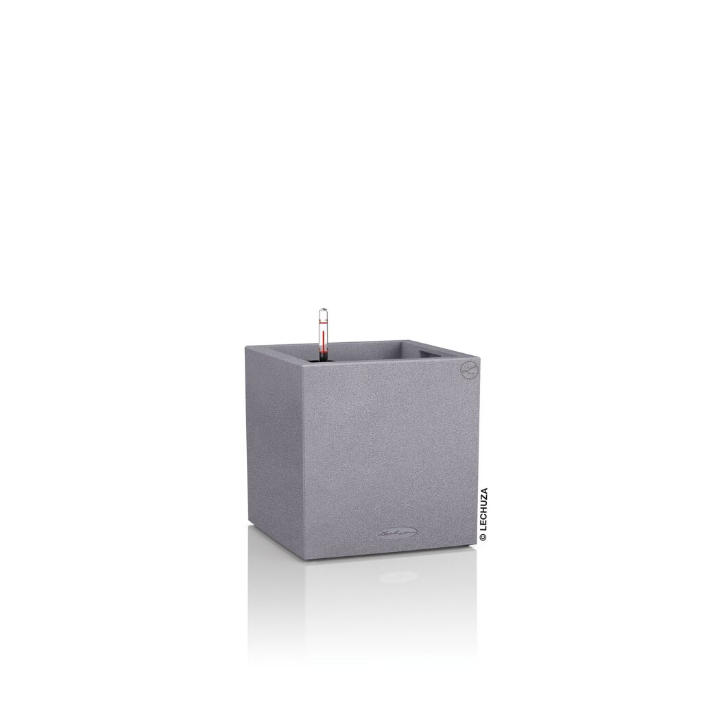 Grauer LECHUZA Pflanzkübel Canto Stone 40cm