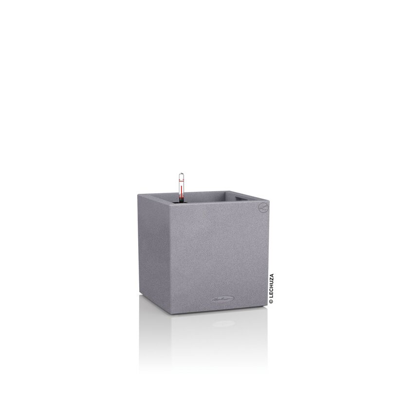 Grauer LECHUZA Pflanzkübel Canto Stone 40cm