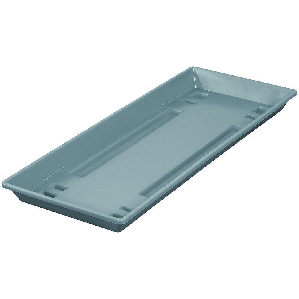 Untersetzer für Blumenkasten 'Standard' betonfarbe hell 40 cm